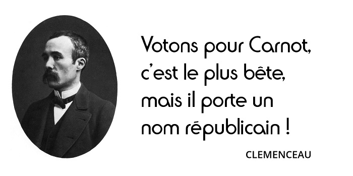 Citation Clemenceau Carnot
