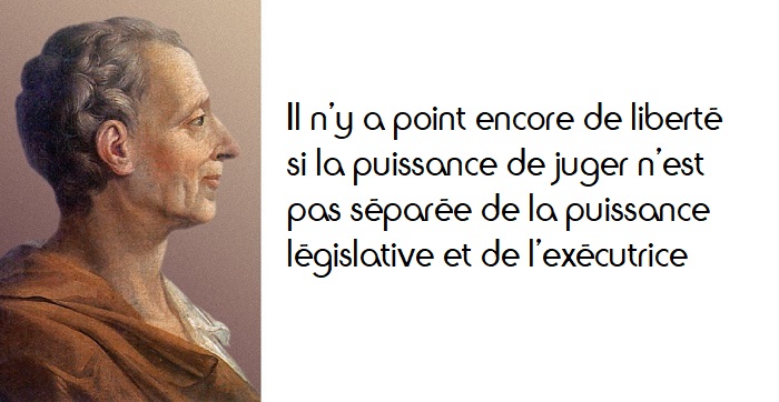 Montesquieu citation séparation pouvoirs
