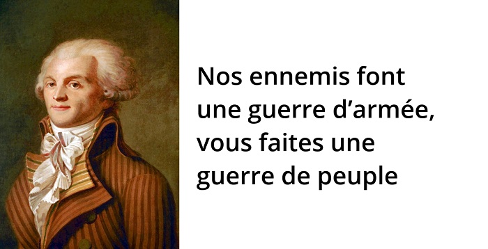Robespierre citation armée