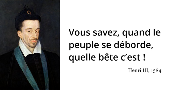Henri III citation peuple