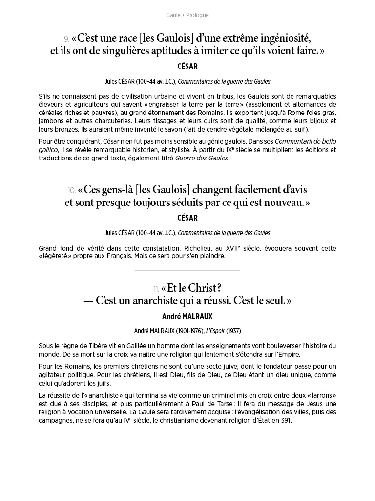 L'Histoire en citations - volume 1 - 8/20