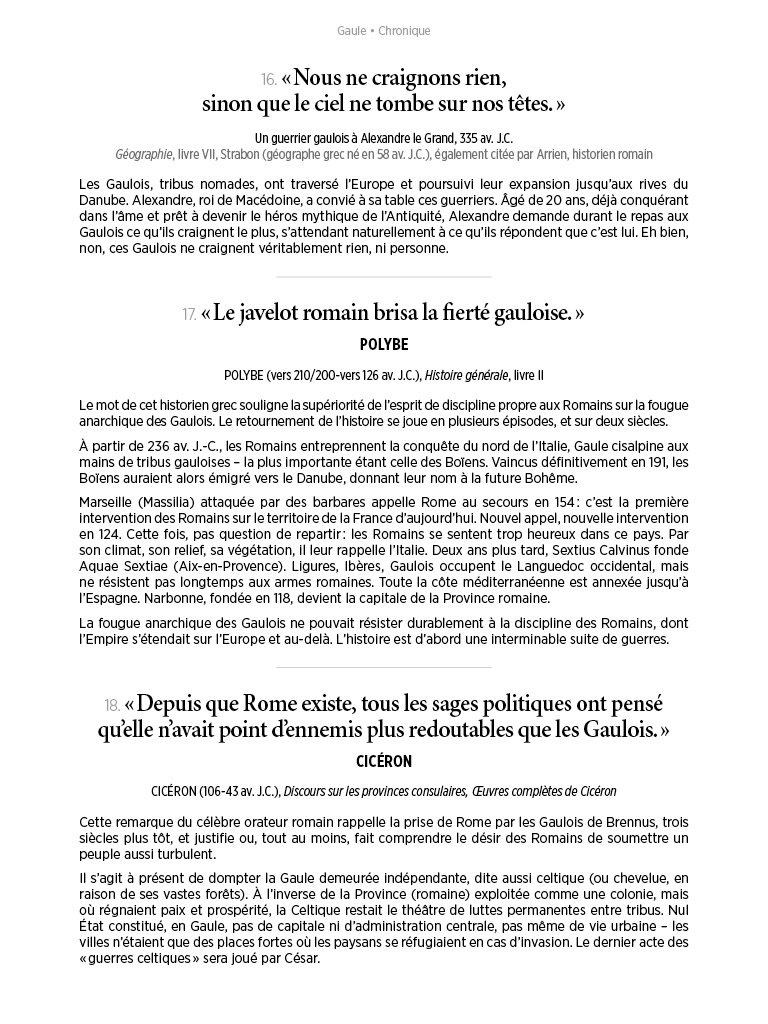 L'Histoire en citations - volume 1 - 11/20