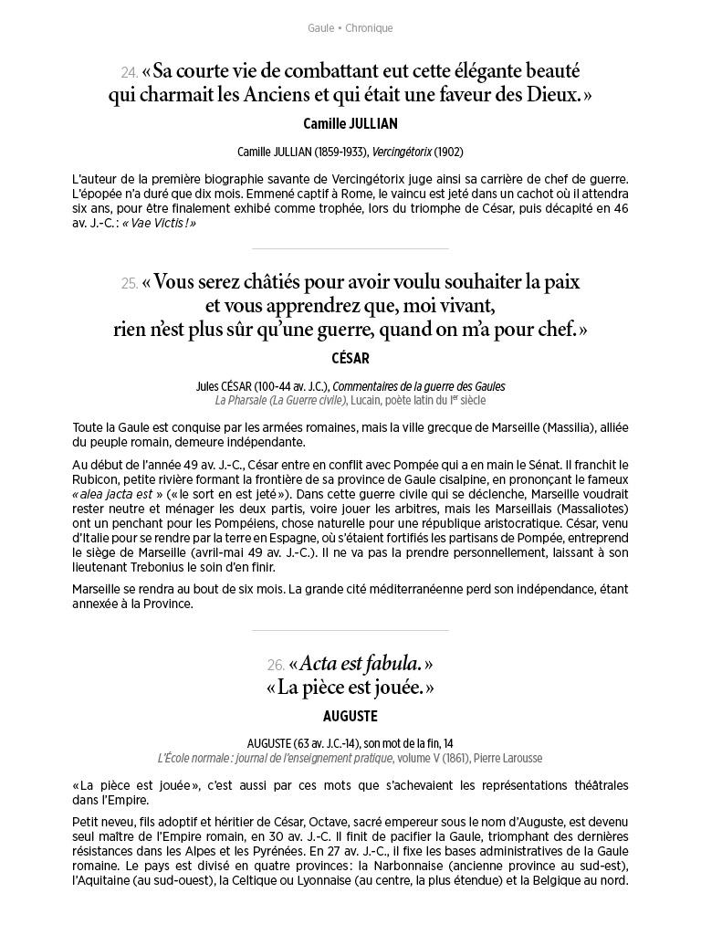 L'Histoire en citations - volume 1 - 14/20