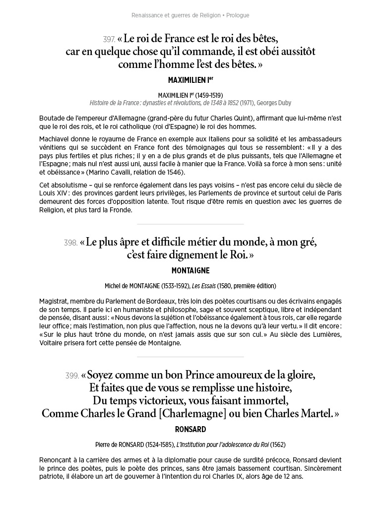 L'Histoire en citations - volume 2 - 9/20