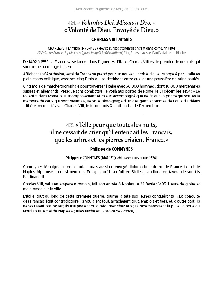 L'Histoire en citations - volume 2 - 20/20