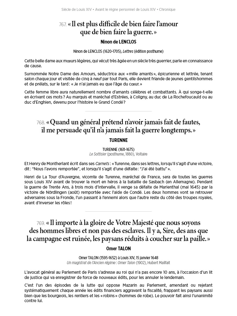 L'Histoire en citations - volume 3 - 15/20