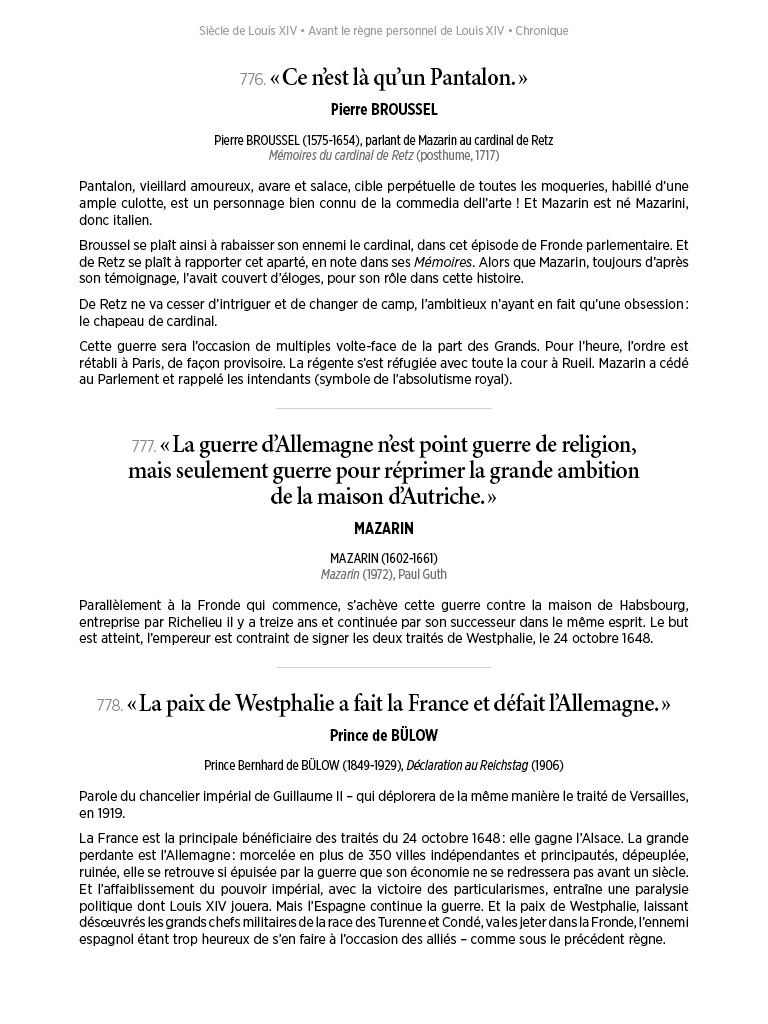 L'Histoire en citations - volume 3 - 18/20