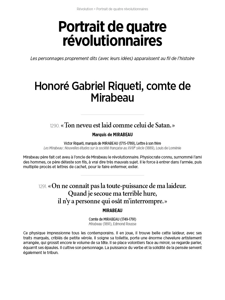 L'Histoire en citations - volume 5 - 13/20