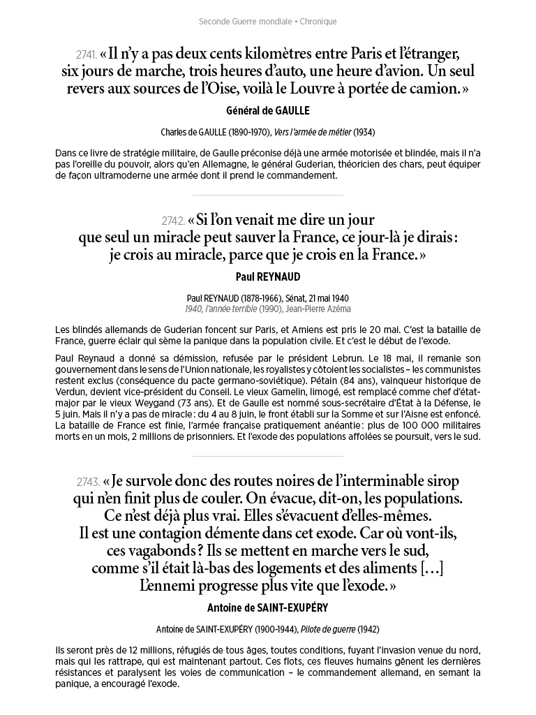 L'Histoire en citations - volume 9 - 17/20