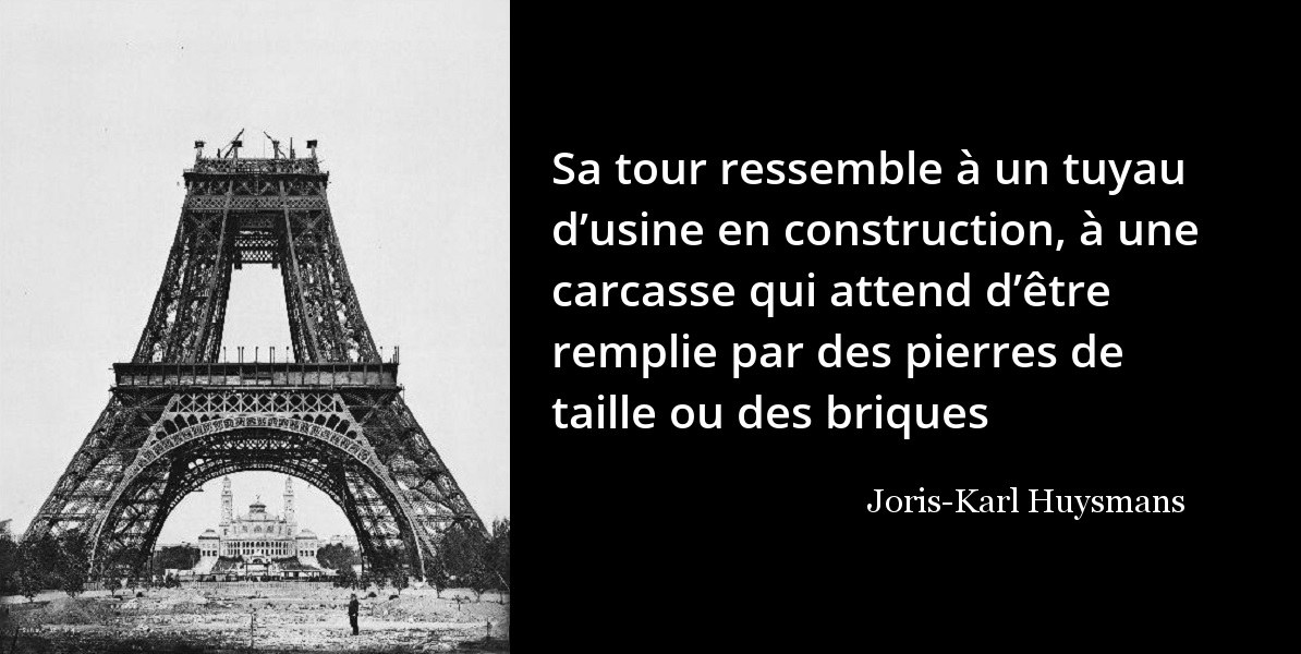 Boniface Si Vous Decidez La Construction De La Tour De M Eiffel Je Me Coucherai Sur Le Sol L Histoire En Citations
