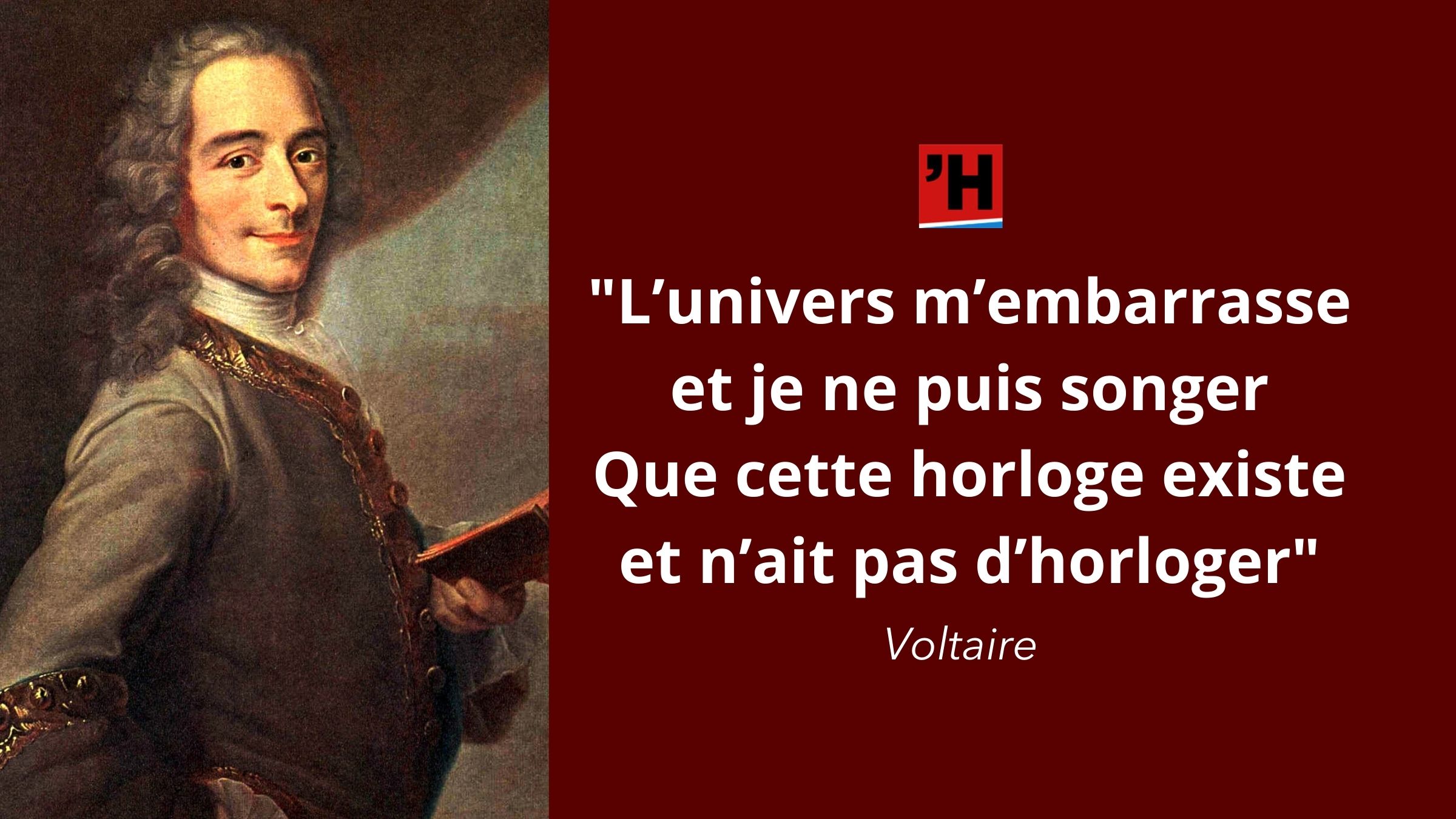 Voltaire Si Dieu N Existait Pas Il Faudrait L Inventer L Histoire En Citations