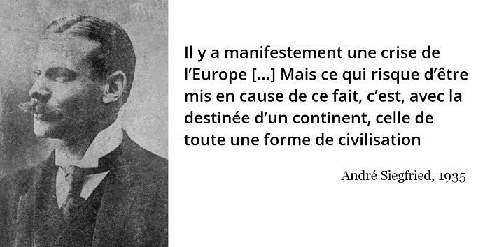 andré siegfried citation europe