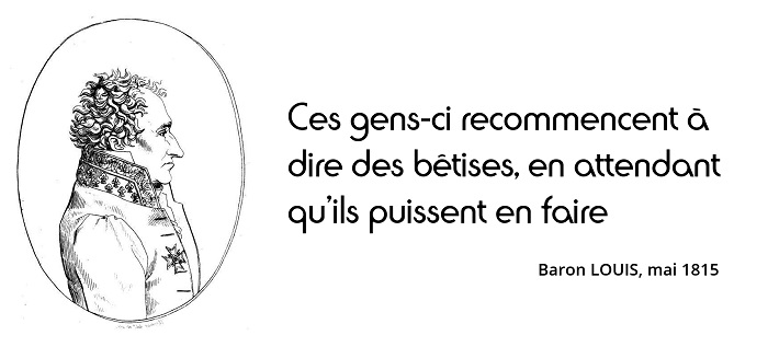 Baron Louis citations