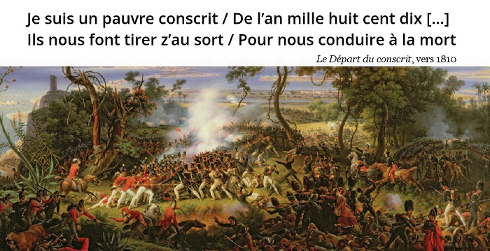 chanson conscrit napoleon