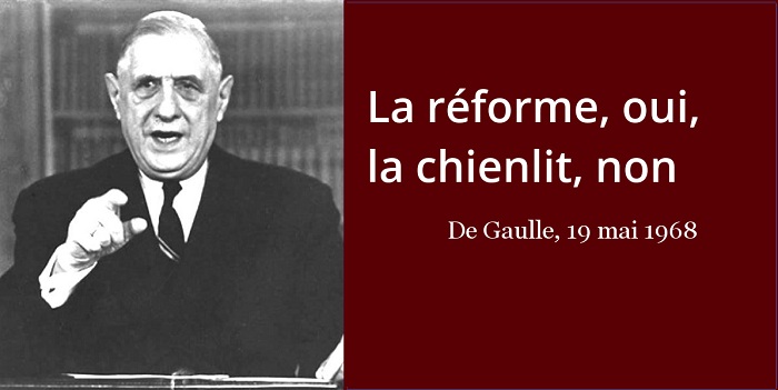 Charles de Gaulle chienlit