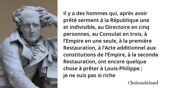 chateaubriand citation constitution