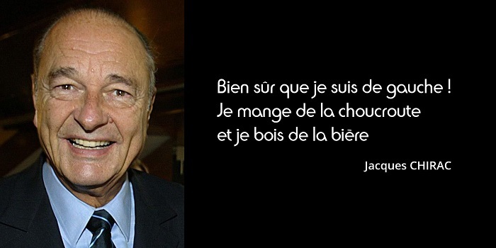 Jacques Chirac choucroute