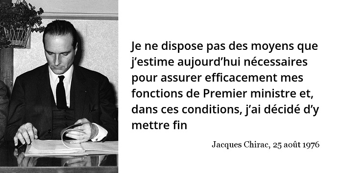 chirac citation démission