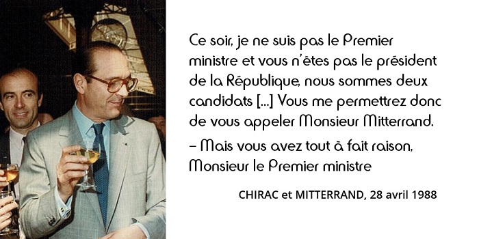 Chirac mitterrand debat