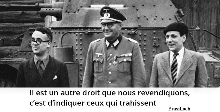 Citation Brassillach milice