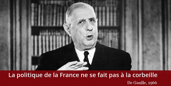 Citation de Gaulle bourse corbeille