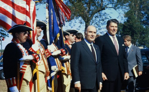 Mitterrand & Reagan