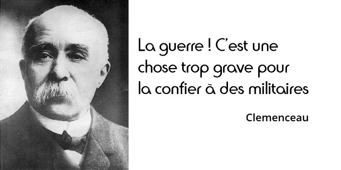 Clemenceau citation militaire