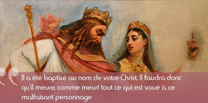 Clovis citation dieu jesus