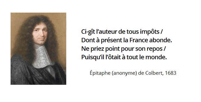 Colbert épitaphe