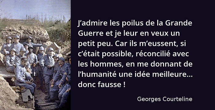 Georges Courteline citation guerre