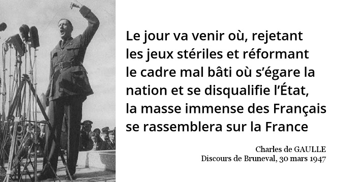 de gaulle citation france