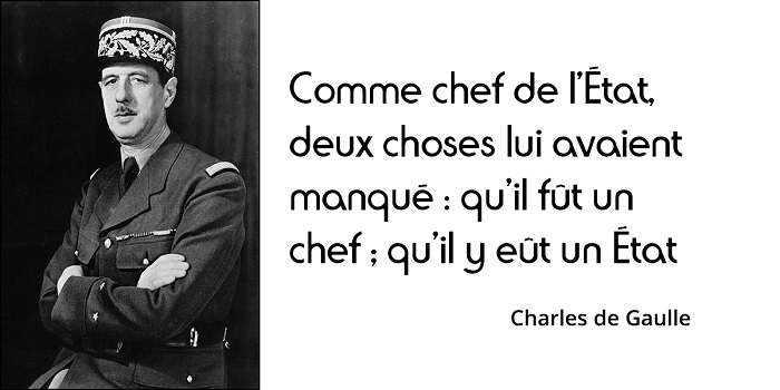 de gaulle citation