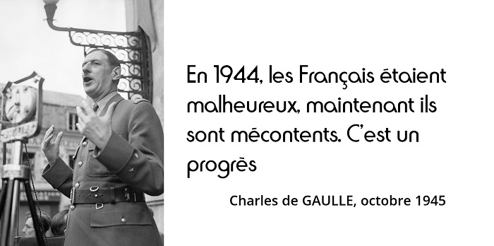 De Gaulle citation français