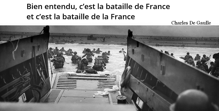 de gaulle citation débarquement