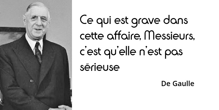 De Gaulle humour putsch