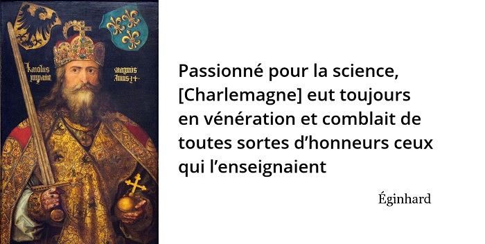 Éginhard citation Charlemagne