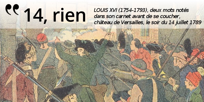 Louis XVI 14 juillet