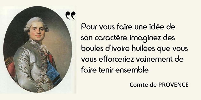 Citation comte de Provence