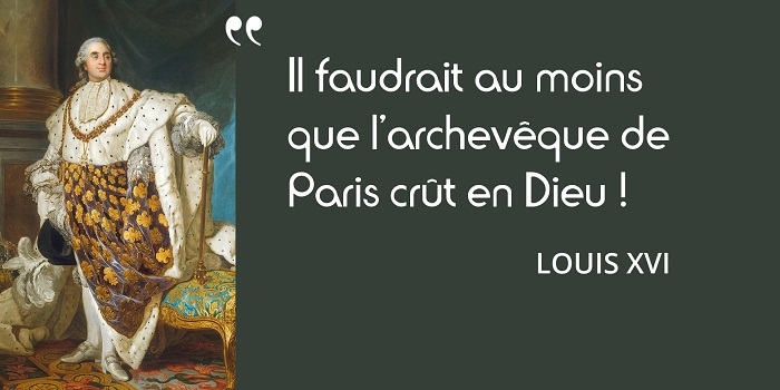 Louis XVI citation