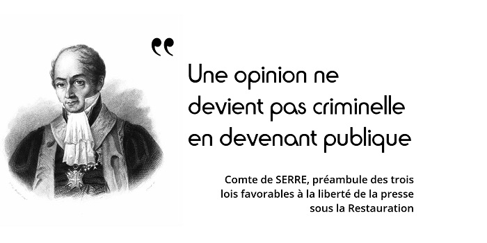 Citation Serre liberté presse