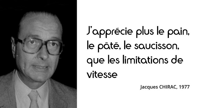 Jacques Chirac citation saucisson