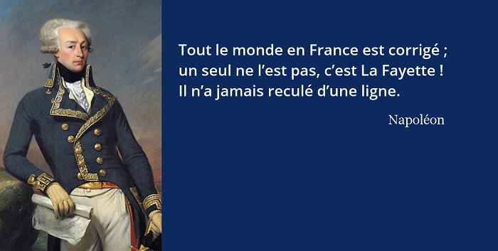 la fayette citation napoléon