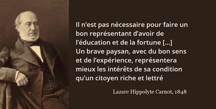 Lazare Hippolyte Carnot citation