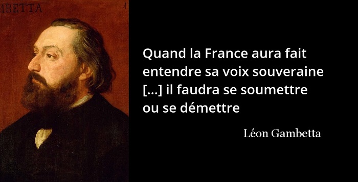 Léon Gambetta citation