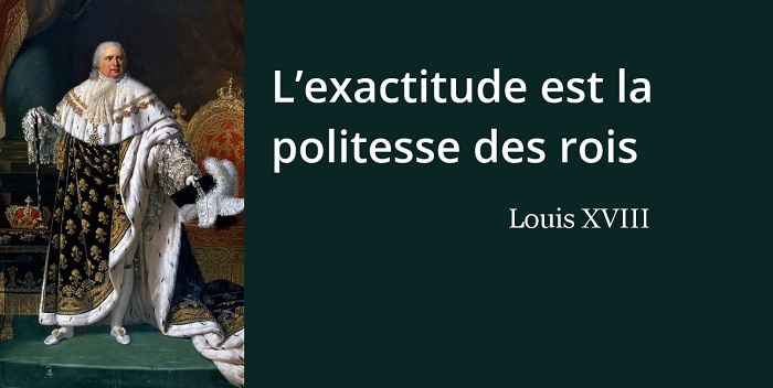 Louis XVIII citation