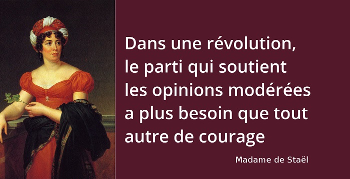 Madame de Staël citation revolution