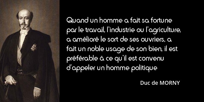 Duc de Morny citation