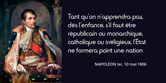 Napoléon Ier éducation