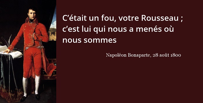 napoleon rousseau citation