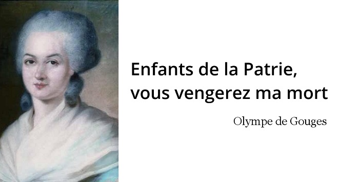 citation pour dissertation olympe de gouges